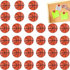 35 Pack Sport Ball Push Pins Basketball Thumb Tacks Mini Cute Basketball by Unknown