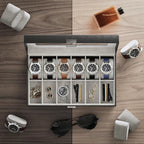 ProCase Watch Box Organizer, 12 Slot Watch Display Case - Image 6