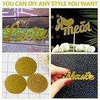 3 Pcs Glitter Yellow Glossy Acrylic Sheets, 7.87 x 7.87 x 1/10 Inch Laser - Image 3