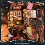 FsolisBook Nook Kit, 3D Wooden Puzzle - Image 6