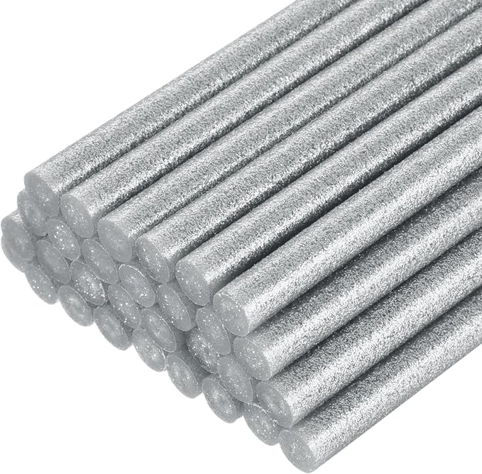 uxcell 30pcs Full Size Hot Glue Gun Sticks 8-inch x 0.43-inch High Sticky Large by uxcell