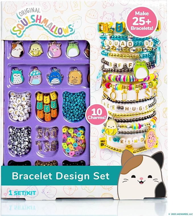 Original Squishmallows Bracelet Design Set, Cute & Friendship Bracelet Kit - Image 9
