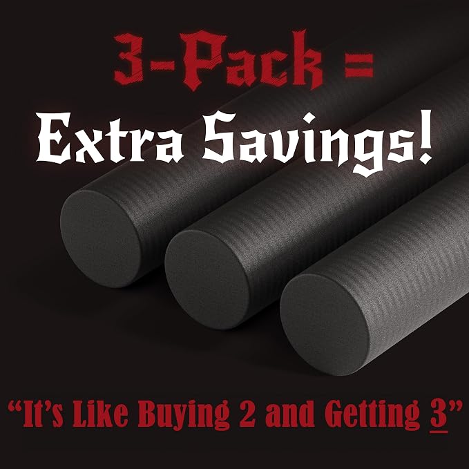 The Foamory's No Waste Full Round EVA Foam Dowels. 3 Pack 5-40mm x 1M - Image 2