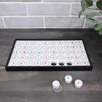 Ikee Design White Foam Gem Jars Showcase Stackable Display Tray - Image 8