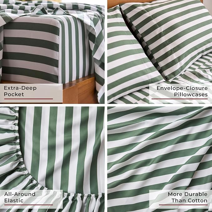 Mellanni Split King Sheets Set - Image 6