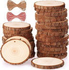 Fuyit Unfinished Wood Slices by Fuyit
