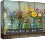 Wildflower 1000 Piece Puzzle for Adults, PICKFORU Whispering Blooms Summer - Image 2