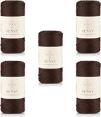5 Skeins of Sensy Premium 2mm 251 Yards Polyester Rope 100% Polypropylene Cord by SSENSY