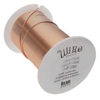 The Beadsmith Wire Elements 24-Gauge Lacquered Tarnish-Resistant Copper Wire by TheBeadsmith