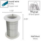 The Beadsmith Wire Elements 16-Gauge Lacquered Tarnish-Resistant Copper Wire - Image 4
