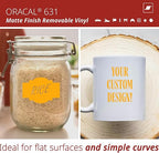 ORACAL 631 Matte Golden Yellow Vinyl Durable Roll Easy to Weed Permanent - Image 2