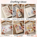 Pengxiaomei 522 Pcs Flower Stickers - Image 6