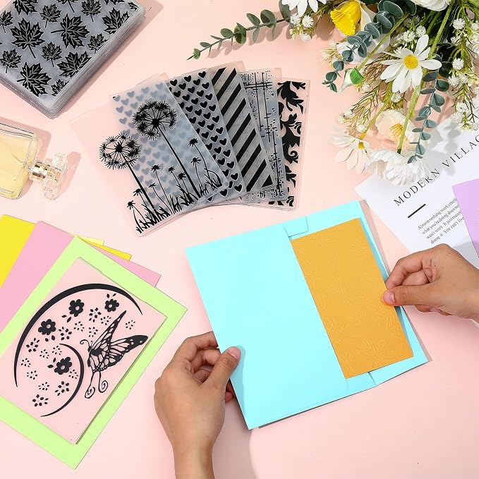 Mumufy 20 Pcs Embossing Folders - Image 6