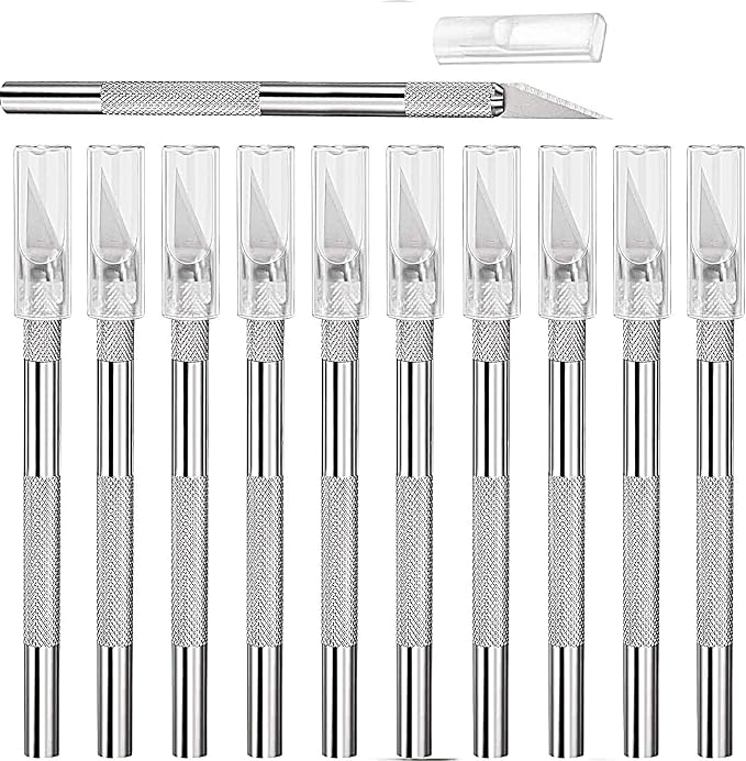 15 Pack Exacto Knife Set, Hobby Knife, Back to School Supplies Craft Knifes Kit by Mudder