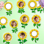 60pcs Sunflower Theme DIY Cutouts Sunflower Bulletin Board Decoration Set - Image 4