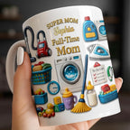 Personalized Mom Mug Gift, Mother Life Coffee Cup - Image 9