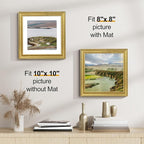 Vittanly 10x10 Picture Frames Set of 2, Ornate Vintage Photo Frame - Image 4