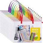 10 Pcs Art Portfolio Bags, 19 x 25 Inch Clear Poster Storage Bags by Reginary