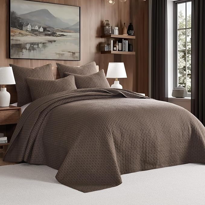 Levtex Home Cross Stitch Reversible Full Bedspread Set - Image 2