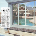 Kromapolis Window Privacy Film Reflective Mirror Film One Way Window Tint - Image 7