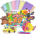 20 Arts & Crafts Kit for Kids, All-Inclusive, No Mess Craft Kits & Supplies for by KoolKrafts