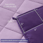 King Size Weighted Blanket for Adults Cooling Heavy Blanket for Sleeping - Image 6