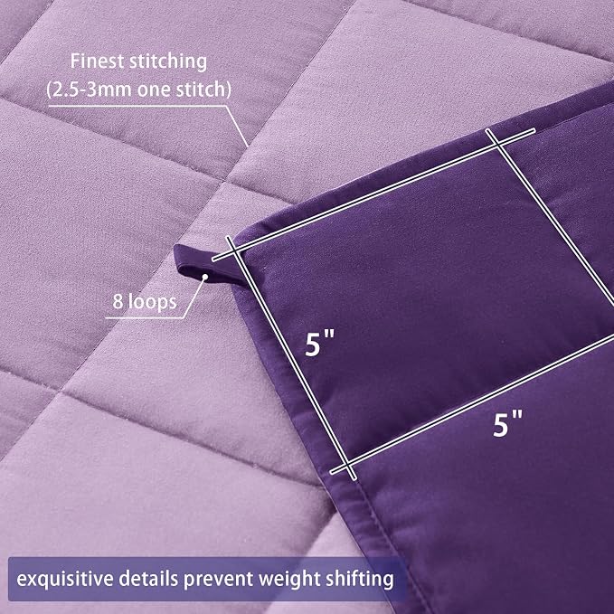 yescool Weighted Blanket for Adults Cooling Heavy Blanket for Sleeping Perfect - Image 4
