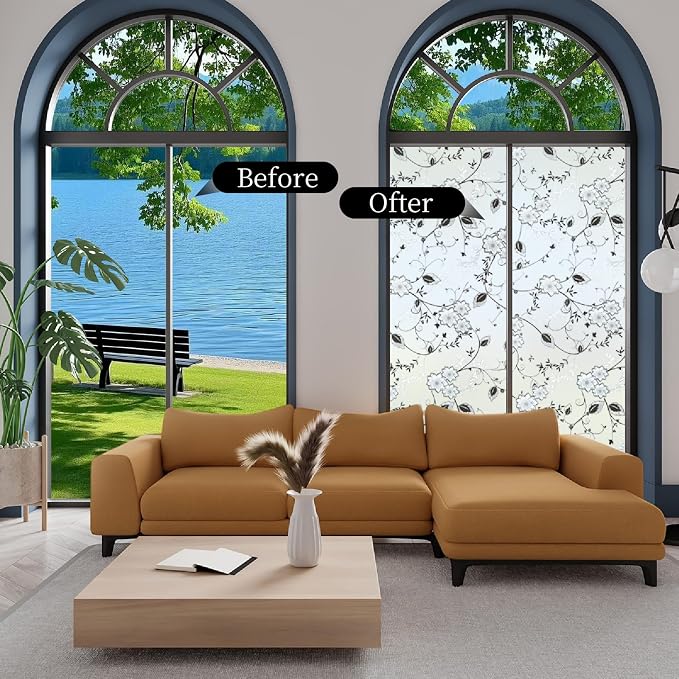Bloss Frosted Privacy Window Film - Image 7