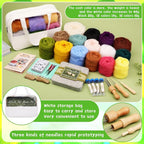 Mayboos Needle Felting Kit, 24 Colors Wool Roving Set, Felting Needles - Image 6