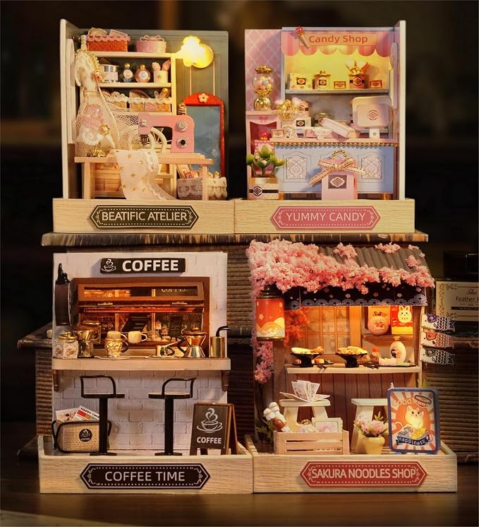 Flever Dollhouse Miniature DIY House Kit Creative Room - Image 8