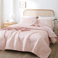 JANZAA Quilt King Size Blush Quilt Botanical by JANZAA