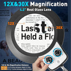 KIRKAS 12X & 30X Magnifying Glass - Image 3