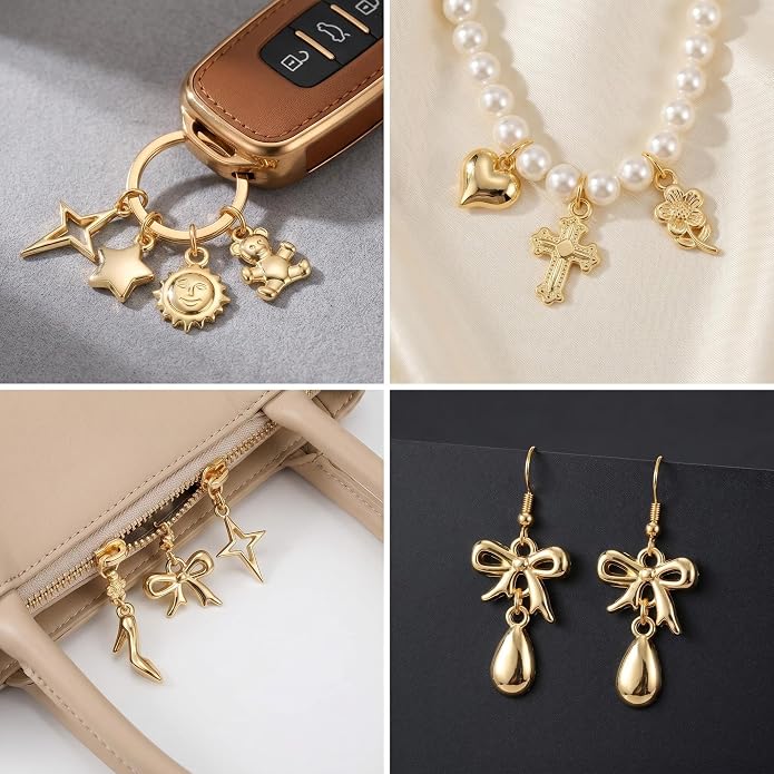 Keychain Charms Bulk 30pcs mixed Cute 3D Charms - Image 6