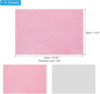 PATIKIL Pink Shiny EVA Glitter Foam Sheet 16x12 Inch 2mm Thick - Image 2