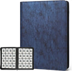 Card Binder 16 Pocket, Premium 1024 Double Sided Pocket Collection Binder by Hijvxk
