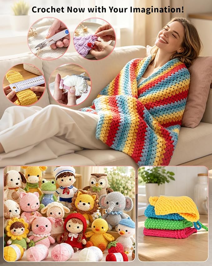 Aeelike Crochet Kit for Beginners - Image 4