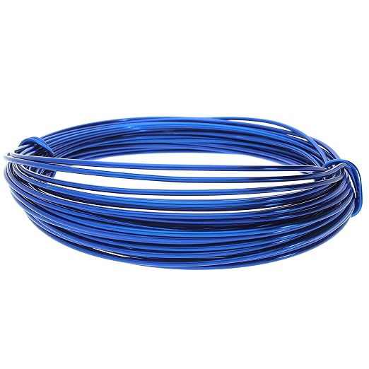 The Beadsmith Anodized Aluminum Wire – 12 Gauge – 39 feet – Blue Color – - Image 2