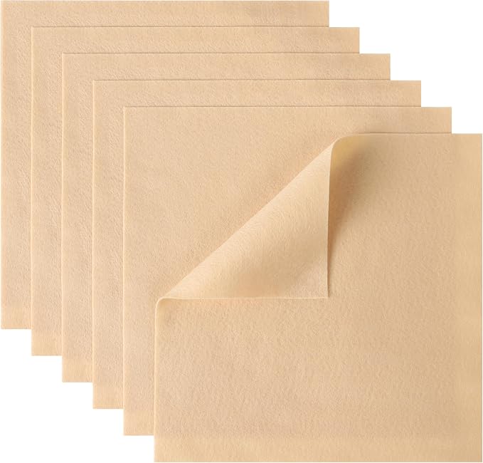 HaoFeiJH 6 Pcs Soft Felt Fabric Sheets by HaoFeiJH