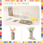 LemonRoad 2 Set DIY Mosaic Vase Kit Gifts - Image 4