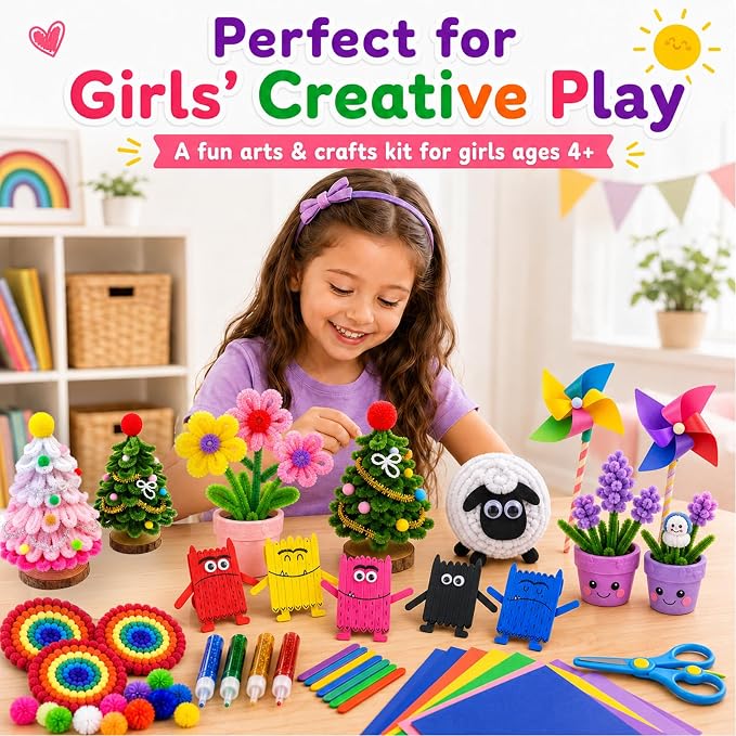 FUNZBO 2000Pcs+ Arts & Crafts Supplies Kits - Image 6
