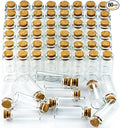 WFPLUS 60 Pcs 10ml Small Glass Bottles by WFPLUS