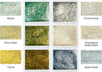 Handmade Metallic/Mica Watercolors Paint Set in Tin Case Sparkly, Glitter - Image 2