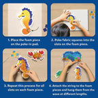 Skillmatics Poke-in Art – Underwater Animals, Mess-Free DIY Wood Craft Kit | - Image 5