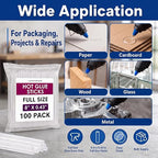 Innovative Haus Full Size Hot Glue Sticks Bulk 100 Pack - Image 6