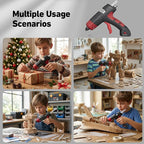 20W Cordless Hot Glue Gun, Fast Preheating Hot Glue Gun and 30pcs Sticks Set - Image 7