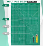 Density-upgraded Self Healing Cutting Mat, 18inch x 12inch Craft Cutting Mat - Image 2