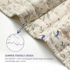 YnM 10lbs Weighted Blanket for Adults, Linen Heavy Bed Throw Blanket - Image 5