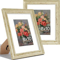 Vittanly 8x10 Picture Frames Set of 2, Ornate Vintage Photo Frame by Vittanly
