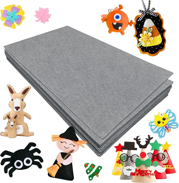 Jtnohx Felt for Crafts, Craft Felt Square for Sewing - Image 4