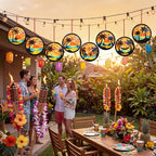 Renbuzhu 48PCS Summer Crafts: Paper Tropical Palm Tree Suncatchers DIY Kits - Image 6